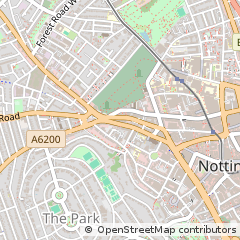 Map of Nottinghamshire