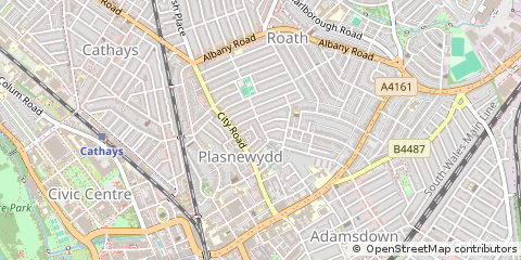 Map of Cardiff