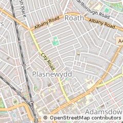 Map of Cardiff