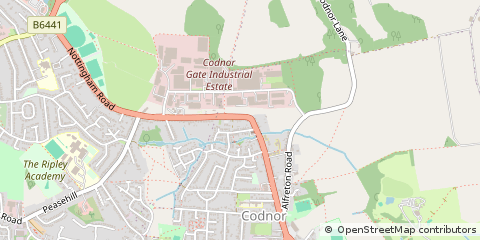 Map of Ripley, Nottingham