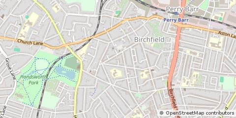 Map of Birmingham