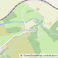 Map of Gorebridge, Midlothian