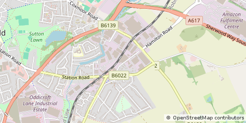 Map of Nottingham
