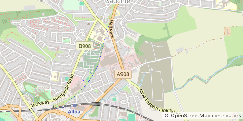 Map of Alloa