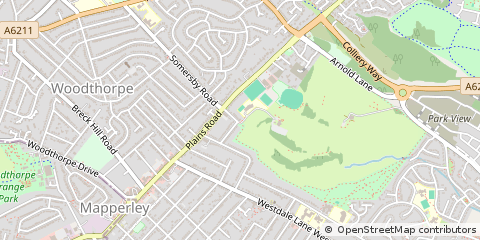 Map of Nottingham