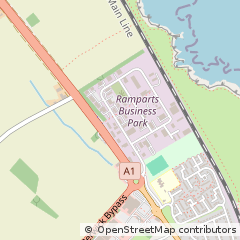 Map of Berwick Upon Tweed, Northumberland
