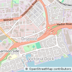 Map of Kingston Upon Hull, East Yorkshire