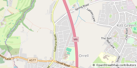Map of Wigan
