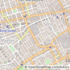 Map of London, East Sussex