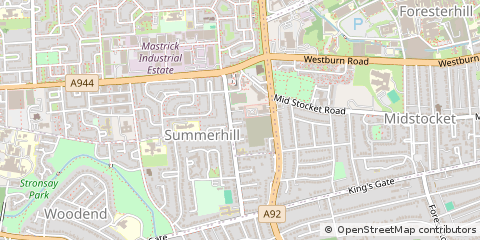 Map of Aberdeen