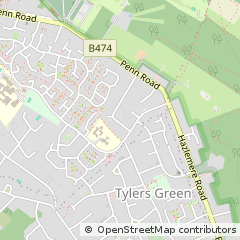 Map of High Wycombe, Bucks
