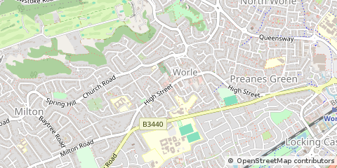Map of Weston-Super-Mare