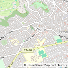 Map of Weston-Super-Mare