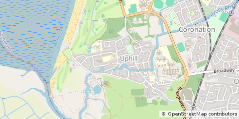 Map of Weston Super Mare, North Somerset