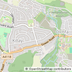 Map of Swansea