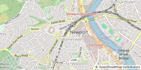 Map of Newport