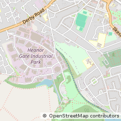 Map of Heanor, Derbys