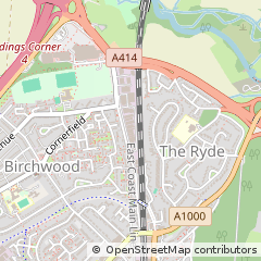 Map of Hatfield, Hertfordshire