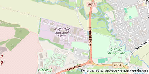 Map of Driffield, East Yorkshire