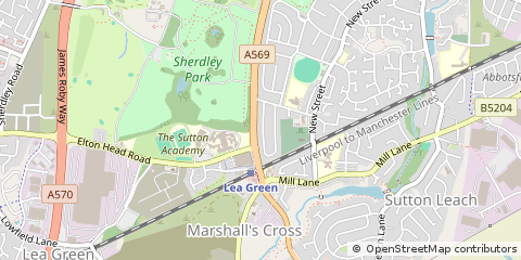 Map of Merseyside