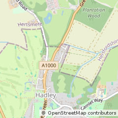 Map of Barnet, Herts