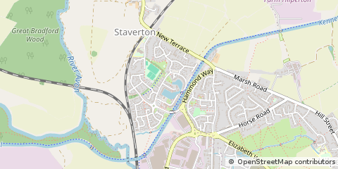 Map of Trowbridge, Wiltshire