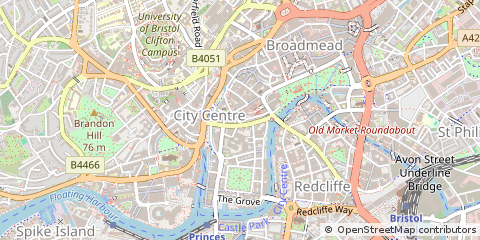 Map of Bristol