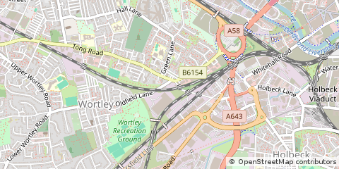 Map of Leeds