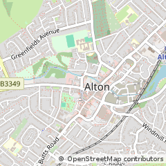 Map of Alton, Hampshire