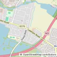 Map of Shepperton, Middlesex
