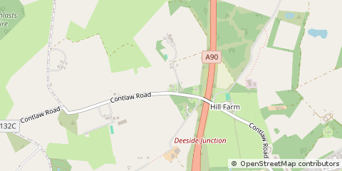 Map of Milltimber, Aberdeen