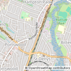 Map of Southampton, Hampshire