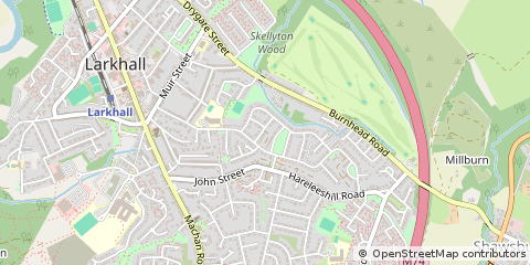 Map of Larkhall
