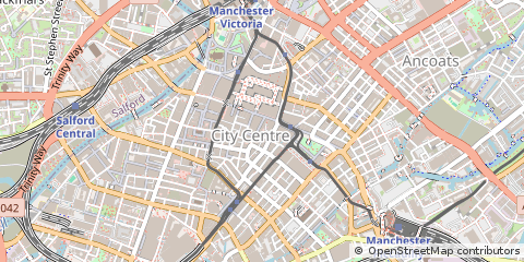 Map of Manchester
