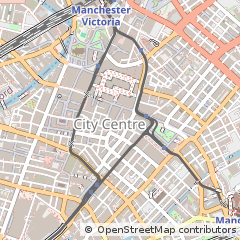 Map of Manchester