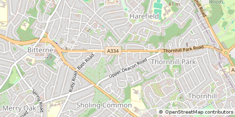 Map of Southampton