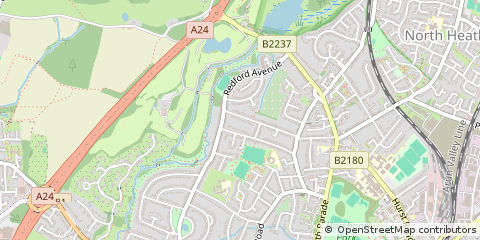 Map of Horsham