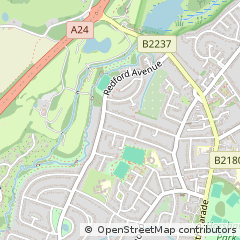 Map of Horsham