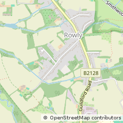 Map of Cranleigh, Surrey