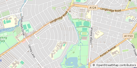 Map of Barking, Essex