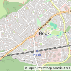 Map of Hook, Hampshire