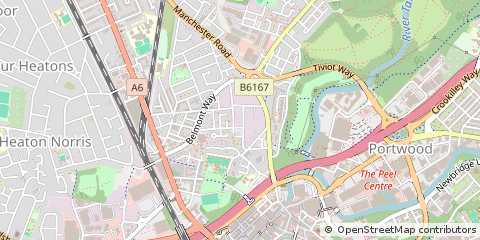 Map of Stockport