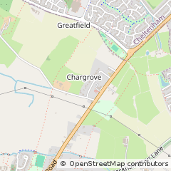 Map of Cheltenham, Gloucestershire