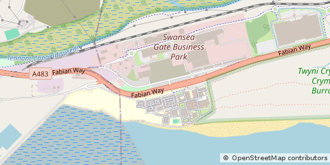 Map of Swansea, Neath Port Talbot