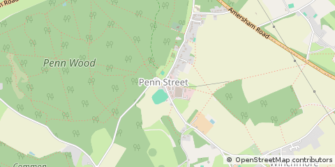 Map of Amersham, Buckinghamshire