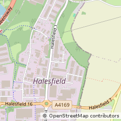 Map of Telford, Shropshire
