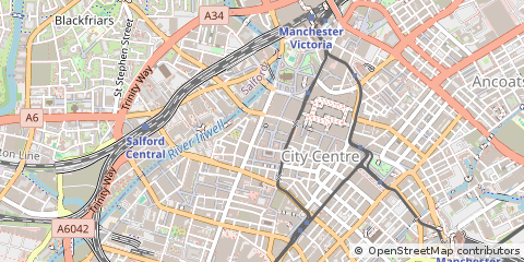 Map of Manchester