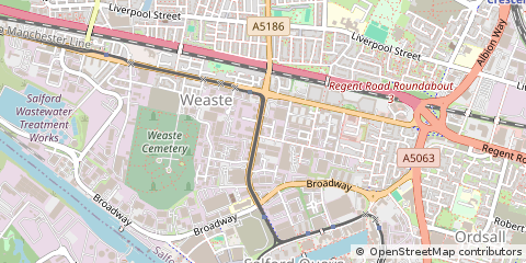 Map of Salford,