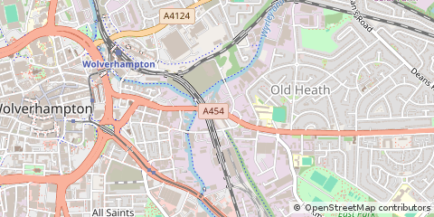 Map of Wolverhampton