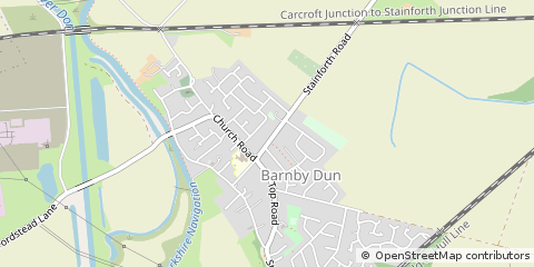 Map of Doncaster
